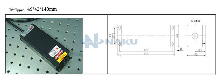 532nm narrow linewidth raman laser